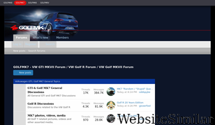 golfmk7.com Screenshot