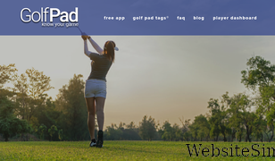 golfpadgps.com Screenshot