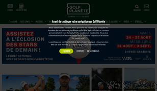 golfplanete.com Screenshot