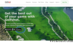 golfshot.com Screenshot