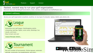 golfsoftware.com Screenshot