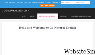gonaturalenglish.com Screenshot