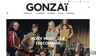 gonzai.com Screenshot