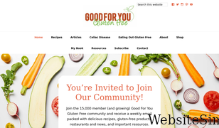 goodforyouglutenfree.com Screenshot