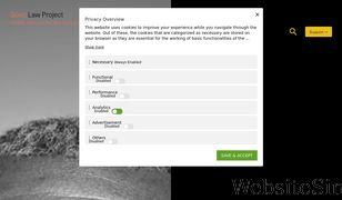 goodlawproject.org Screenshot