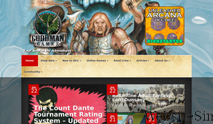goodman-games.com Screenshot