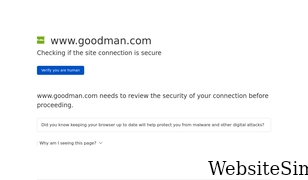 goodman.com Screenshot