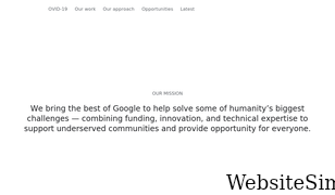 google.org Screenshot