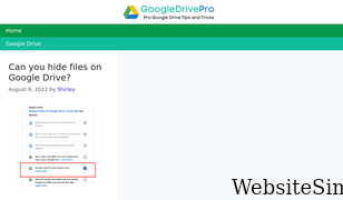googledrivepro.com Screenshot