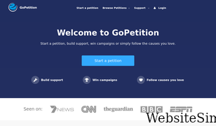 gopetition.com Screenshot