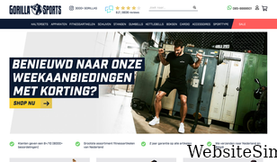 gorillasports.nl Screenshot
