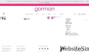 gormanshop.com.au Screenshot