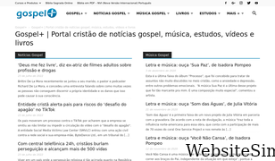 gospelmais.com.br Screenshot