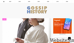 gossip-history.com Screenshot