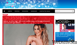 gossip.fr Screenshot