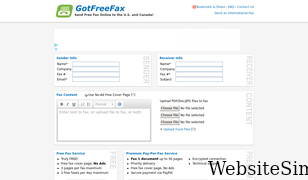 gotfreefax.com Screenshot
