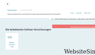 gothaer.de Screenshot