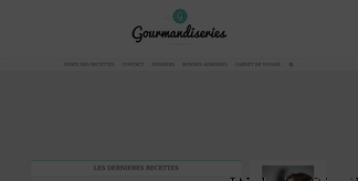 gourmandiseries.fr Screenshot