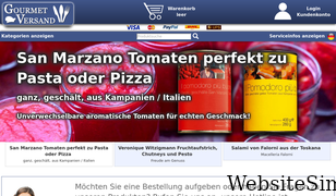gourmet-versand.com Screenshot