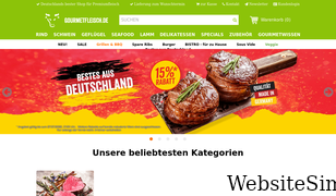 gourmetfleisch.de Screenshot