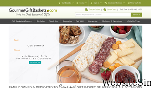 gourmetgiftbaskets.com Screenshot