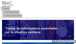gouvernement.fr Screenshot