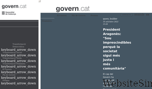 govern.cat Screenshot