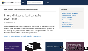 government.se Screenshot