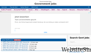 governmentjob.page Screenshot