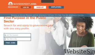 governmentjobs.com Screenshot