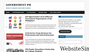 governmentph.com Screenshot