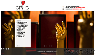 gphg.org Screenshot