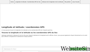 gps-longitude-latitude.net Screenshot