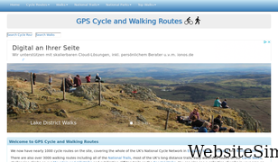 gps-routes.co.uk Screenshot