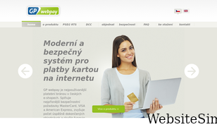 gpwebpay.com Screenshot