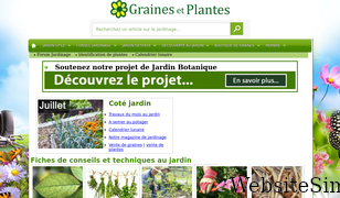 graines-et-plantes.com Screenshot