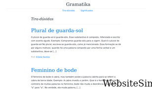 gramatika.com.br Screenshot