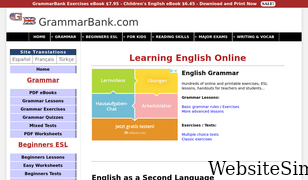 grammarbank.com Screenshot