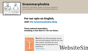 grammarphobia.com Screenshot