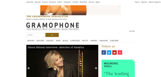 gramophone.co.uk Screenshot