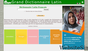 grand-dictionnaire-latin.com Screenshot