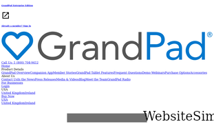 grandpad.net Screenshot