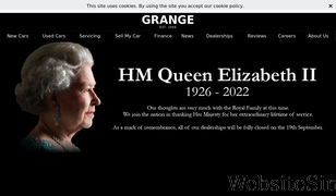 grange.co.uk Screenshot