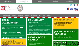 granica.gov.pl Screenshot