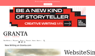 granta.com Screenshot
