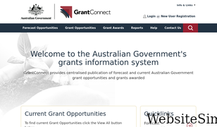 grants.gov.au Screenshot