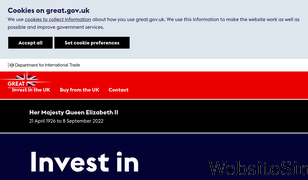 great.gov.uk Screenshot