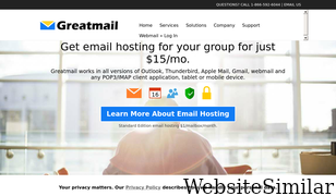 greatmail.com Screenshot