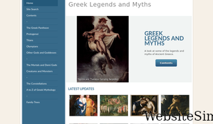 greeklegendsandmyths.com Screenshot