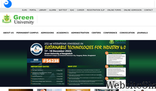 green.edu.bd Screenshot